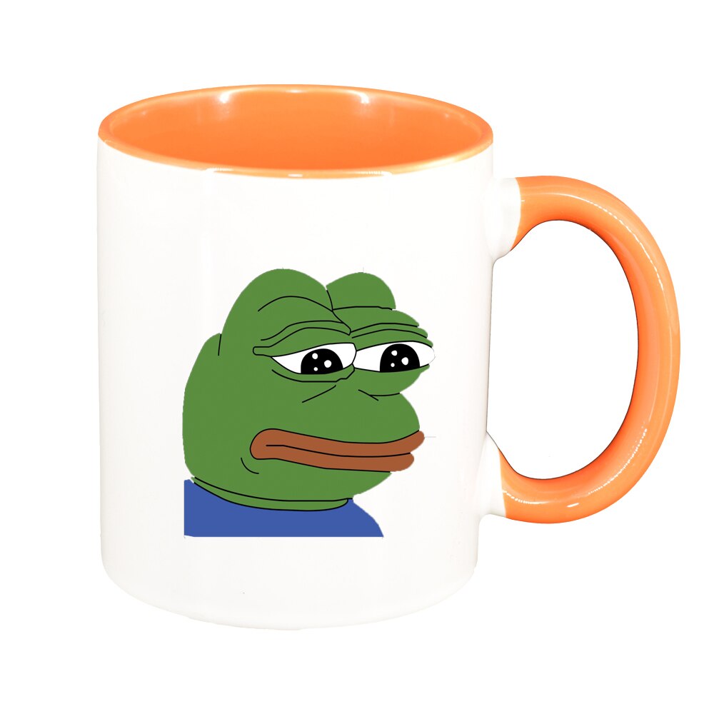 Cana Meme - Funny, interior portocaliu, 330ml, D1398