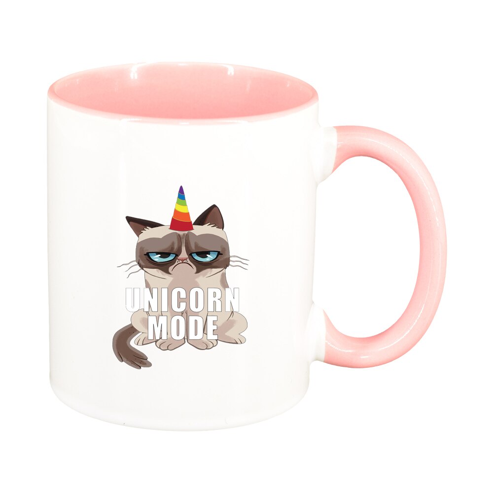 Cana Meme - Grumpy Unicorn Mode, interior roz, 330ml, D1397