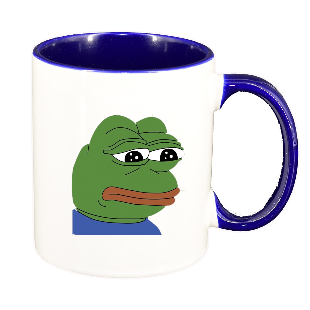 Cana Meme - Funny, interior albastru inchis, 330ml, D1398