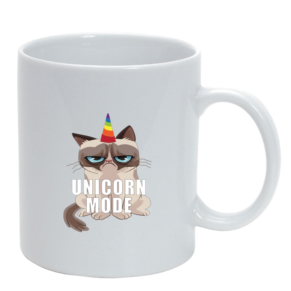Cana Meme - Grumpy Unicorn Mode, alb, 330ml, D1397