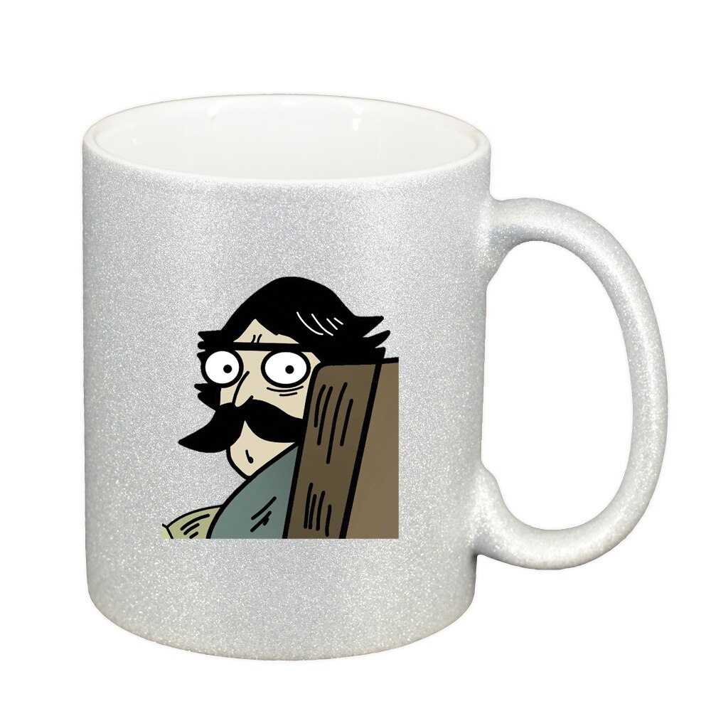 Cana Meme, argintiu sidefata glitter, 330ml, D1396