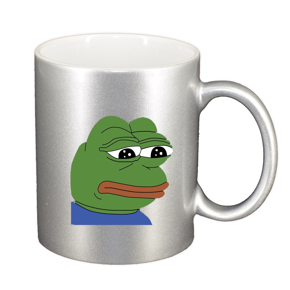 Cana Meme - Funny, argintiu sidefata, 330ml, D1398