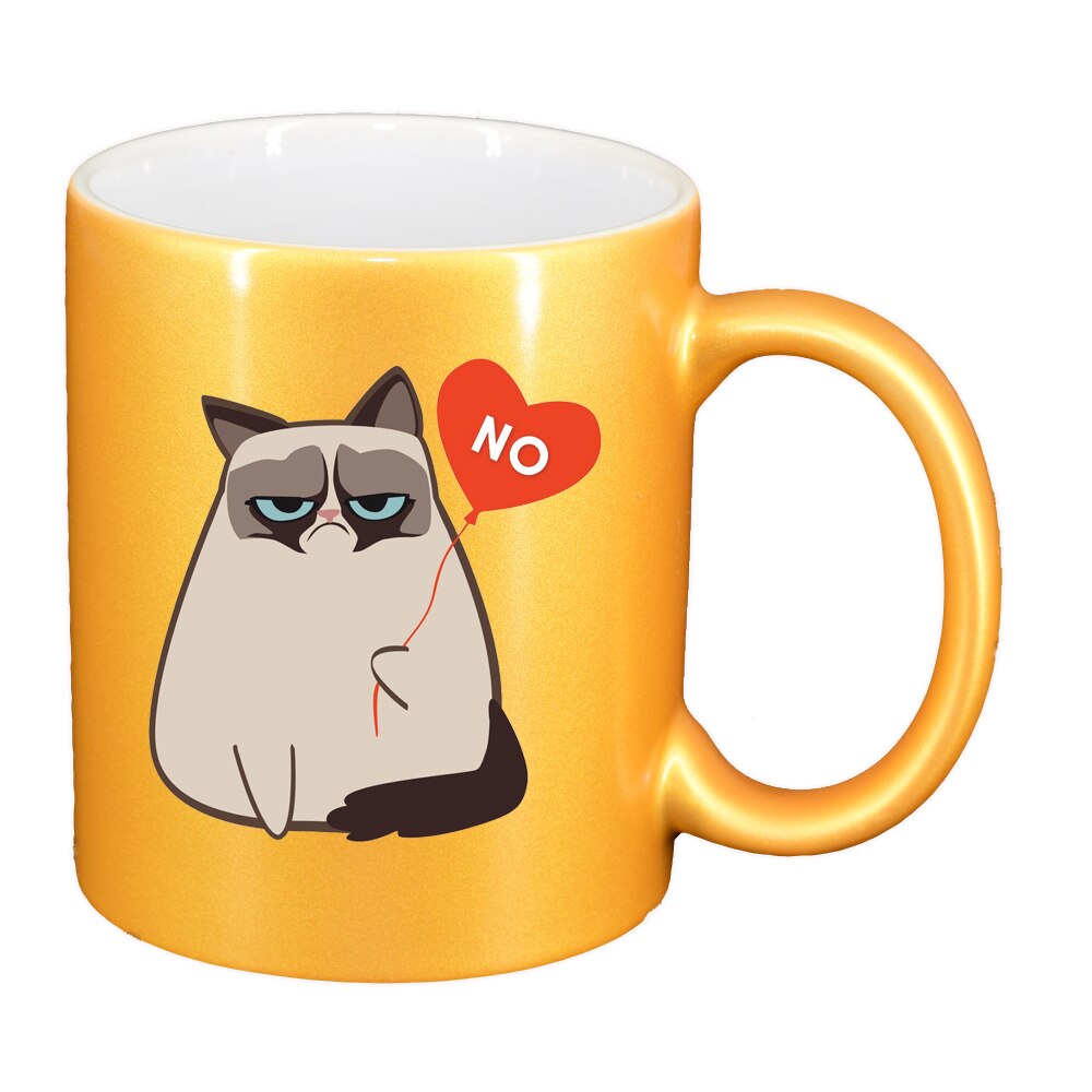 Cana Meme - Funny Grumpy, auriu sidefata, 330ml, D1400