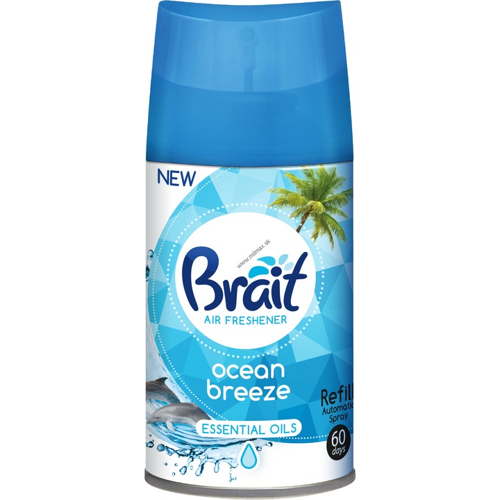 Odorizant Camera Rezerva pentru Aparat Brait Ocean Breeze, 250 ml