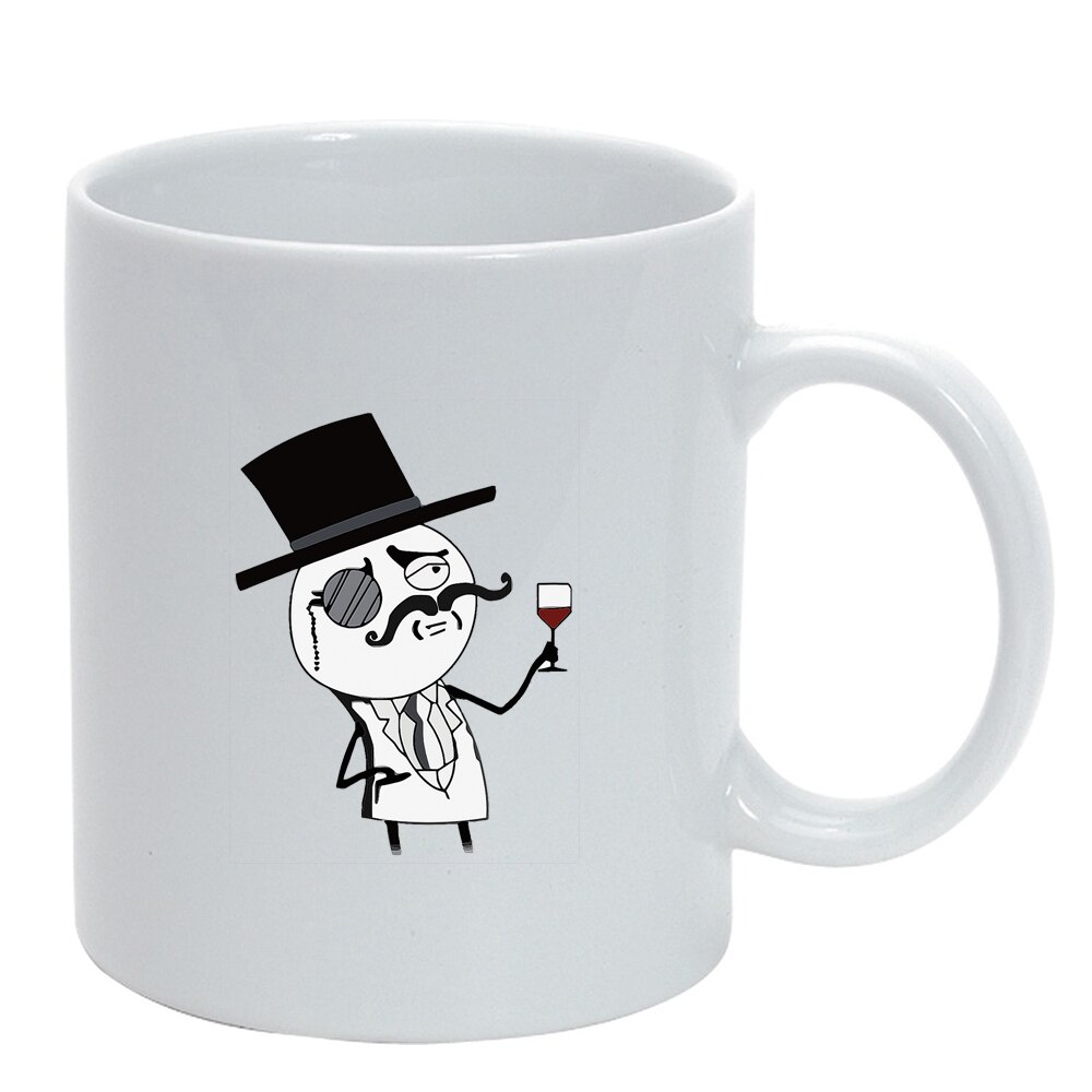 Cana Meme Funny, alb, 330ml, D1399