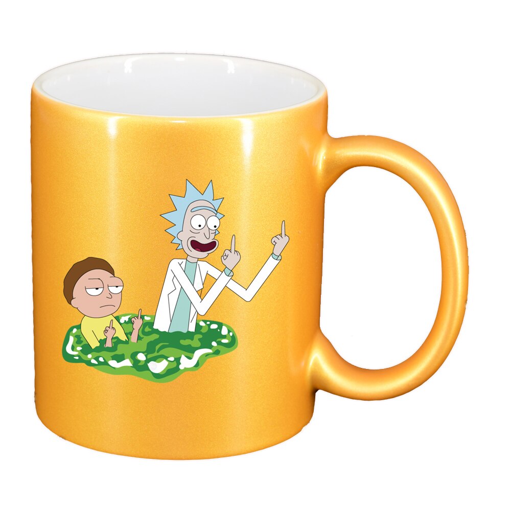 Cana Rick and Morty, auriu sidefata, 330ml, D1406