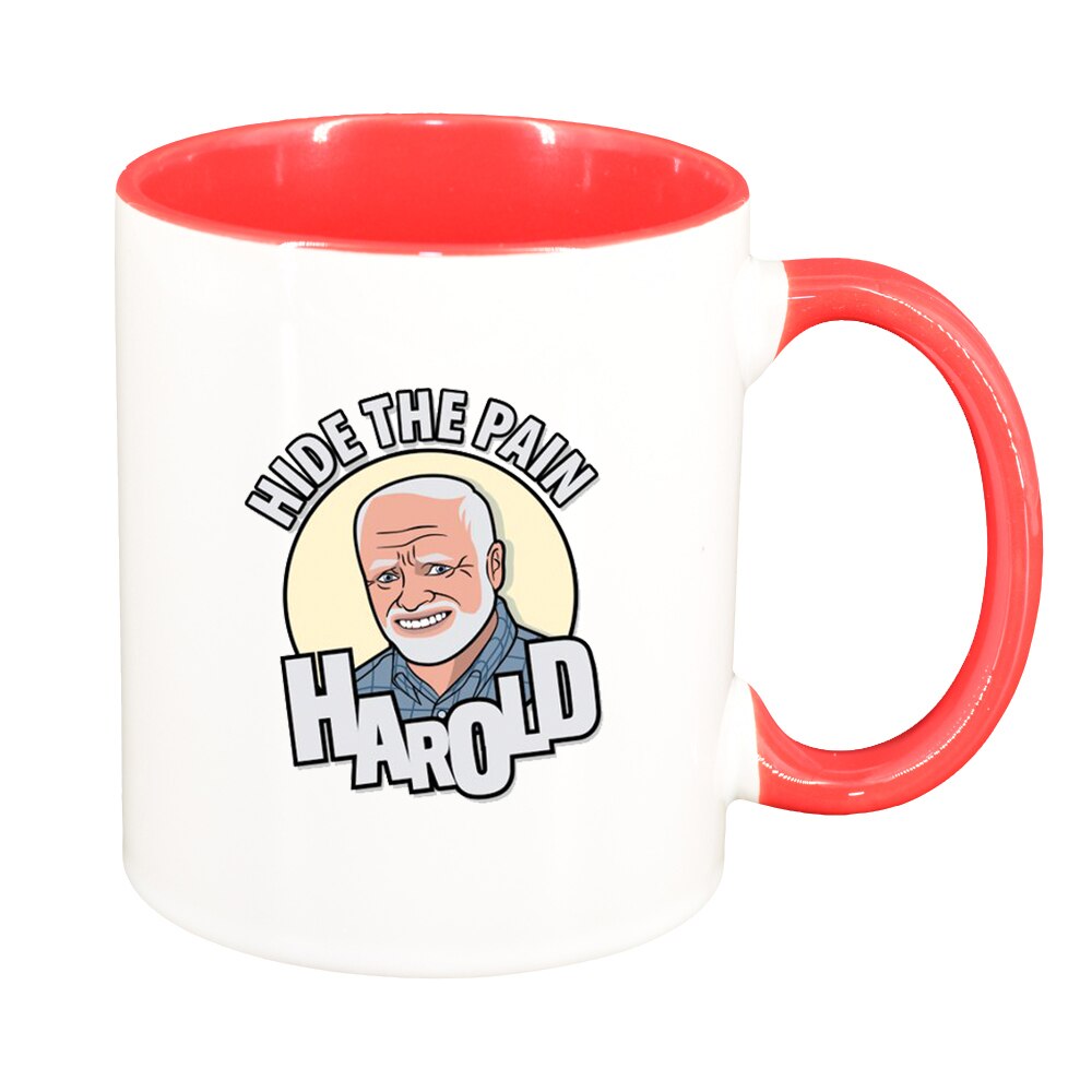 Cana Meme - Harold, interior rosu, 330ml, D1402