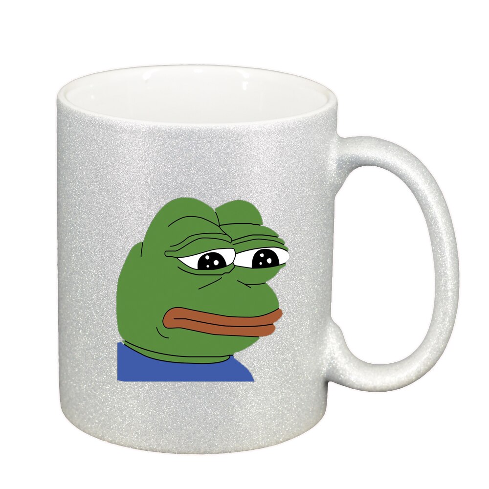 Cana Meme - Funny, argintiu sidefata glitter, 330ml, D1398