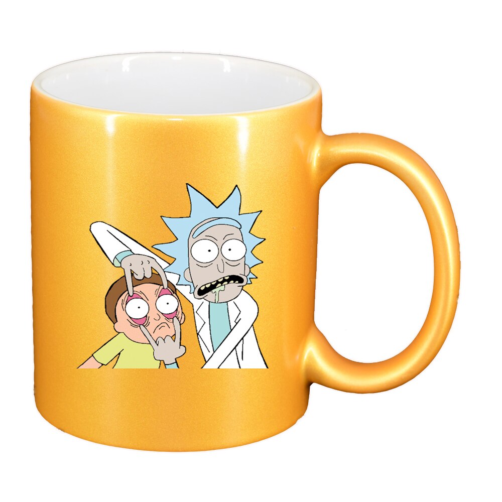 Cana Rick and Morty, auriu sidefata, 330ml, D1405
