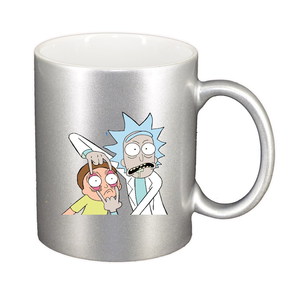 Cana Rick and Morty, argintiu sidefata, 330ml, D1405