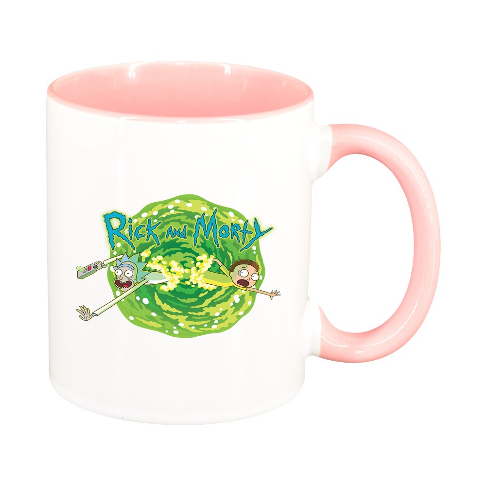 Cana Rick and Morty, interior roz, 330ml, D1407