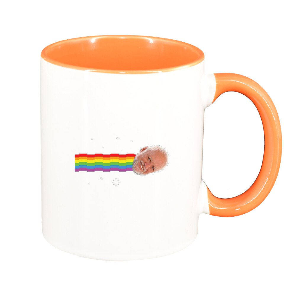 Cana Meme - Harold, interior portocaliu, 330ml, D1403