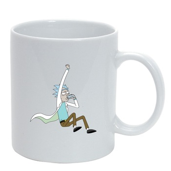 Cana Rick and Morty, alb, 330ml, D1409 Cana Rick and Morty, alb, 330ml, D1409