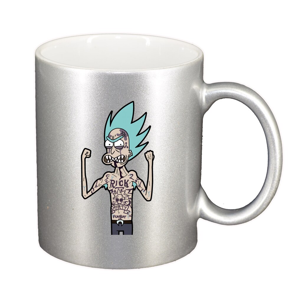 Cana Rick and Morty, argintiu sidefata, 330ml, D1411