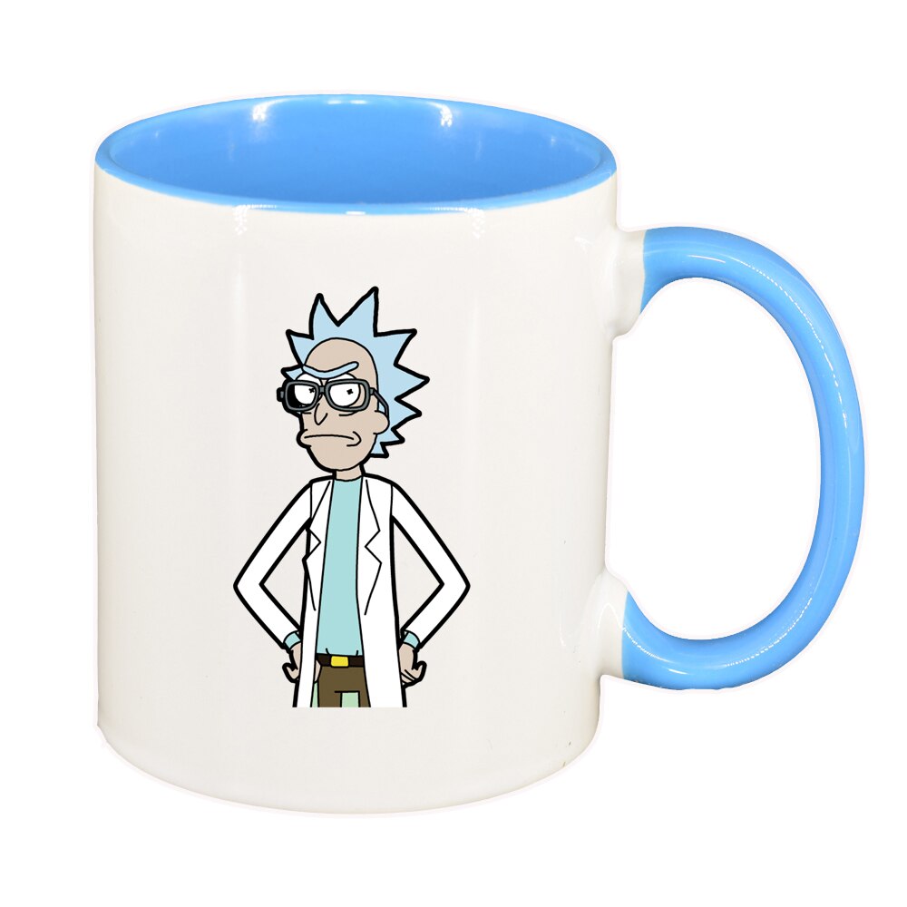 Cana Rick and Morty, interior albastru, 330ml, D1413