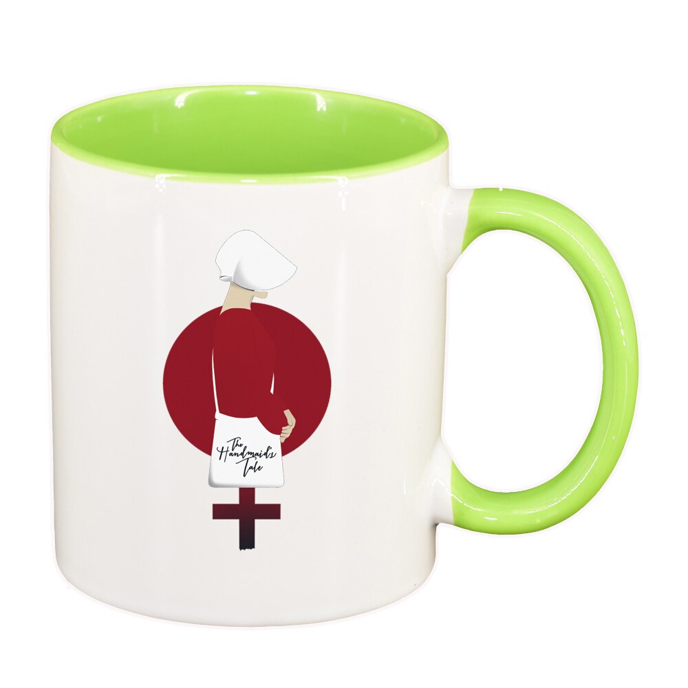 Cana The handmaid's Tale, interior verde deschis, 330ml, D1416