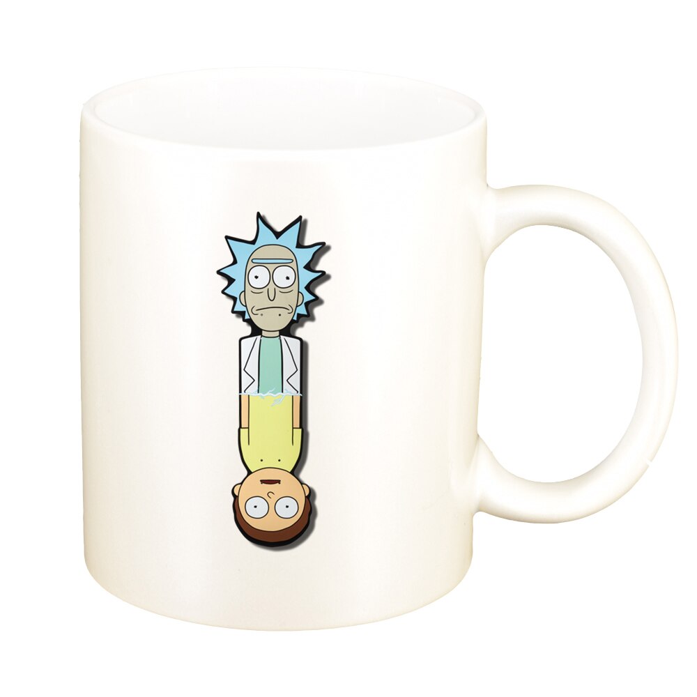 Cana Rick and Morty, alb sidefata, 330ml, D1412