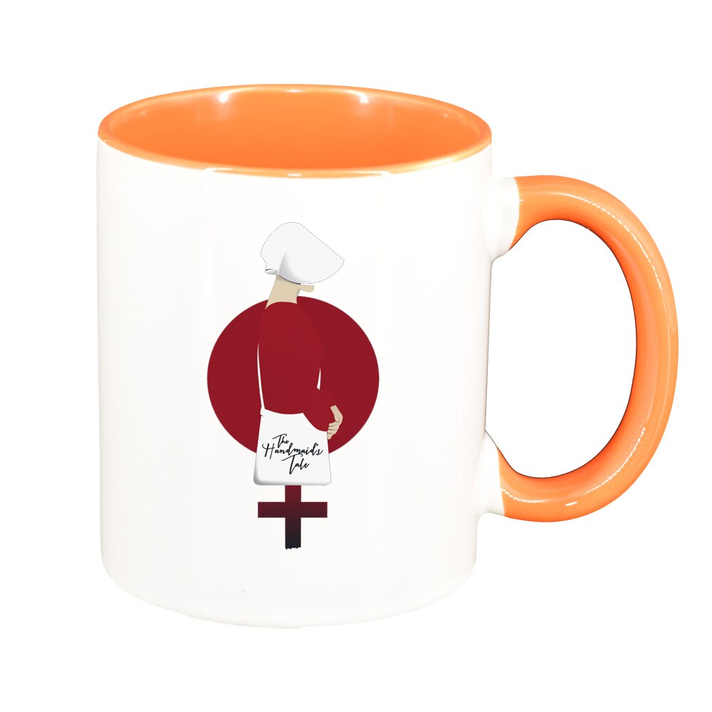 Cana The handmaid's Tale, interior portocaliu, 330ml, D1416