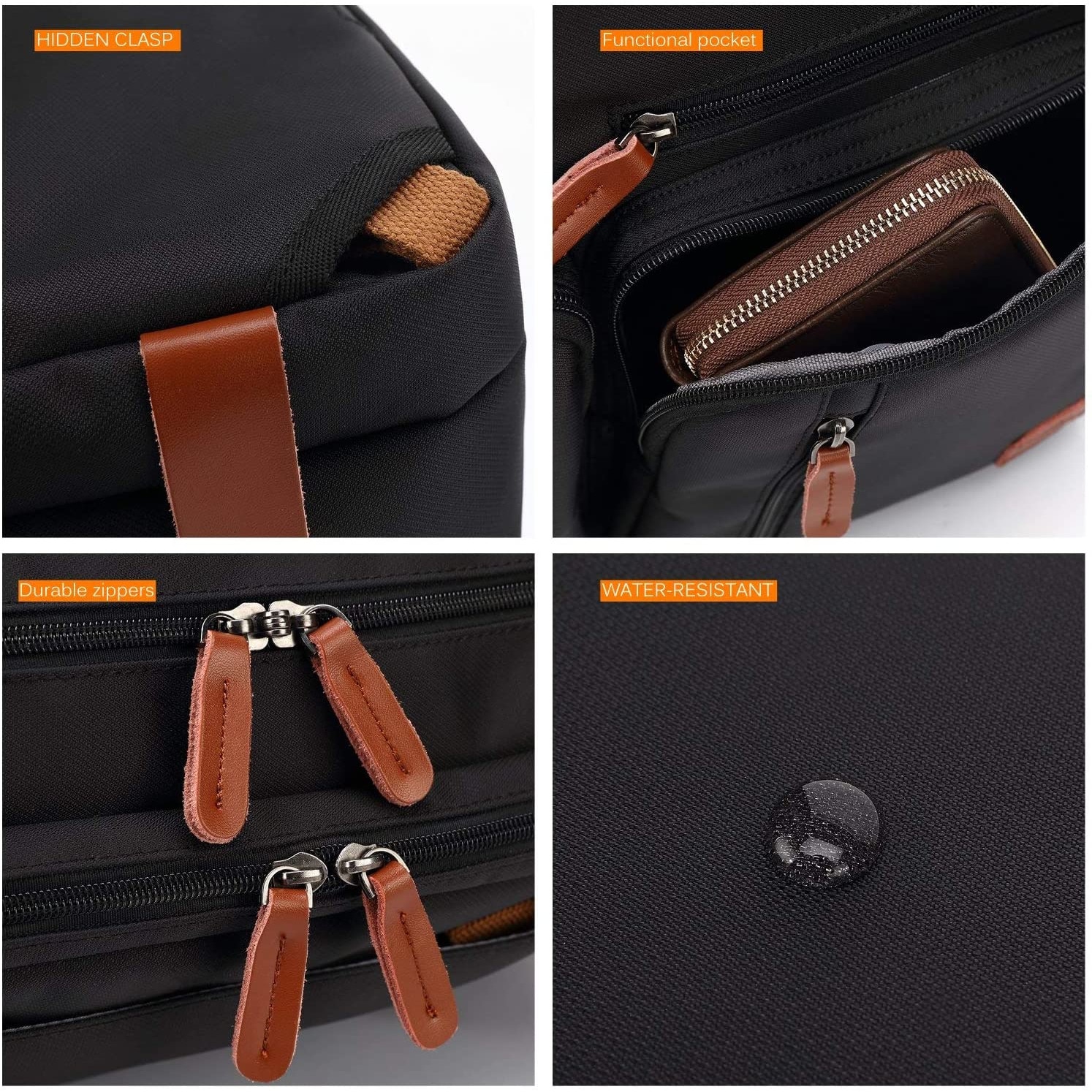 Geanta laptop CoolBELL, 17.3", Atasabil la bagaje, Negru