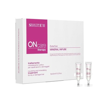 Ser mineralizant tratament pentru par deteriorat, 10 fiole a 10 ml, Selective Professional Ser mineralizant tratament pentru par deteriorat, 10 fiole a 10 ml, Selective Professional