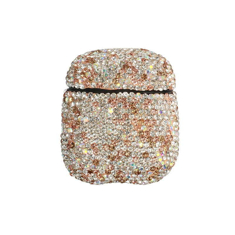 Husa protectoare pentru AirPods diamonds gold