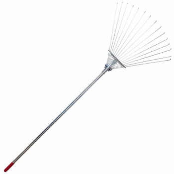 Grebla de frunze reglabila, 15 dinti ,cu coada metal, lungime 1500 mm Grebla de frunze reglabila, 15 dinti ,cu coada metal, lungime 1500 mm