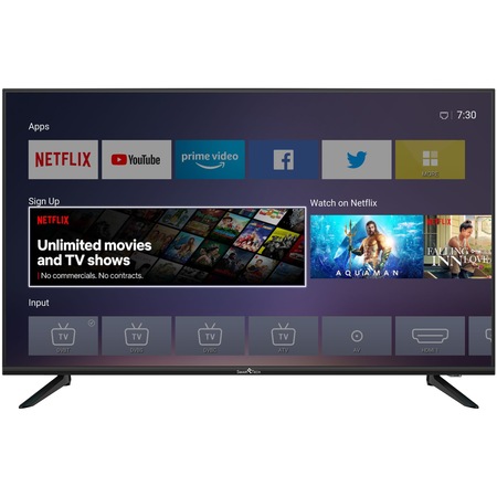 Televizor Smart Tech 43F30U, 109 cm, Smart, 4K Ultra HD, LED, Clasa A+