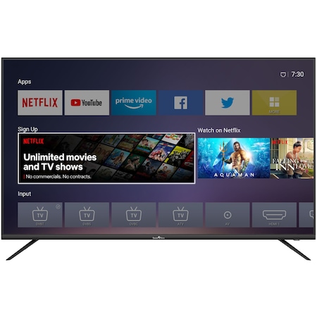 Televizor Smart Tech 55F30U, 140 cm, Smart, 4K Ultra HD, LED, Clasa A+