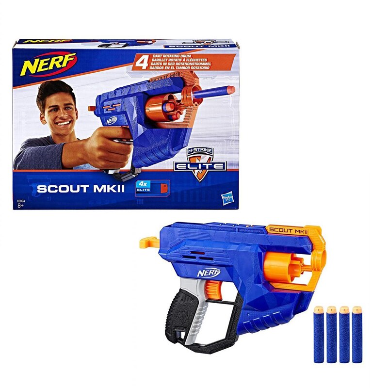 Pistol Nerf Elite Scout MKII - eMAG.ro