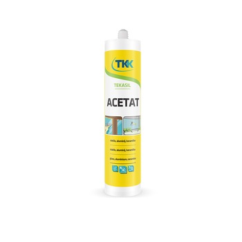 Silicon acetat TKK, transparent - 280ml Silicon acetat TKK, transparent - 280ml