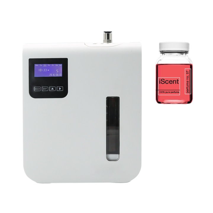 Aparat profesional de odorizare nebulizator difuzor de parfum Airmax100 cu rezerva inclusa parfum premium Pure Life