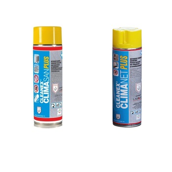 Pachet pentru curatare si igienizare aer conditionat Cleanex Climasan Plus si Climanet Plus Pachet pentru curatare si igienizare aer conditionat Cleanex Climasan Plus si Climanet Plus