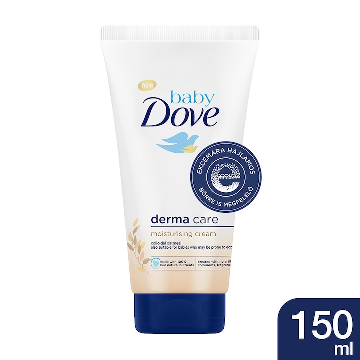 Baby Dove Derma Care hidratáló krém, 150 ml
