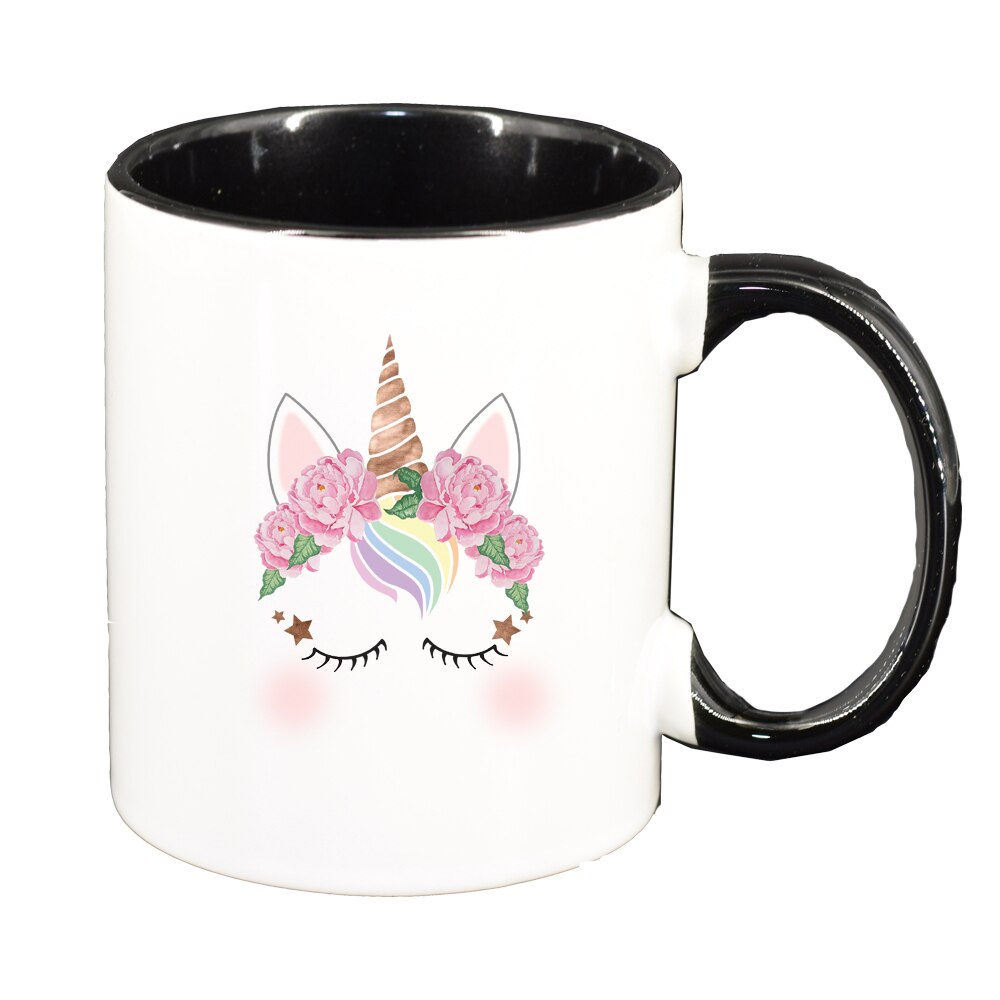 Cana Unicorn, interior negru, 330ml, D1431