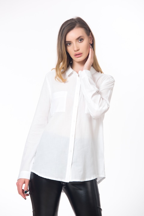 Camasa BE YOU model clasic, Alb