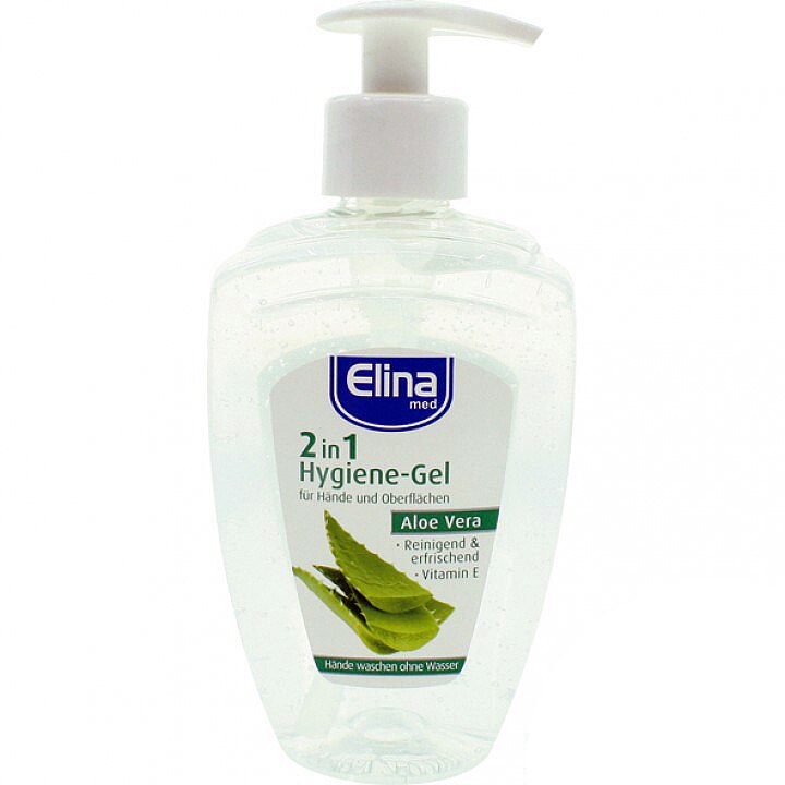 Gel igienizant pentru curatat mainile si suprafetele, Elina Med, 300ml