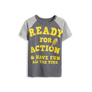 Tricou Esprit baieti, gri, marimea 116-122 cm, 6-7 ani Tricou Esprit baieti, gri, marimea 116-122 cm, 6-7 ani