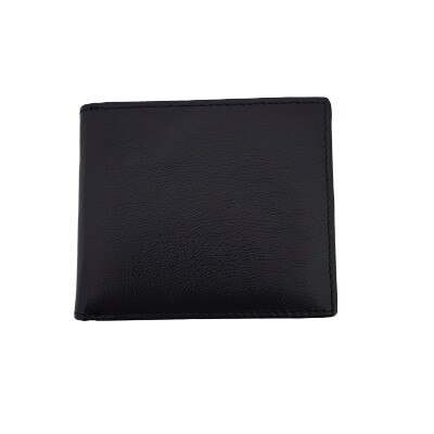 Portofel barbati, IVN, Negru, 100% Piele naturala 12x2.8x10 cm