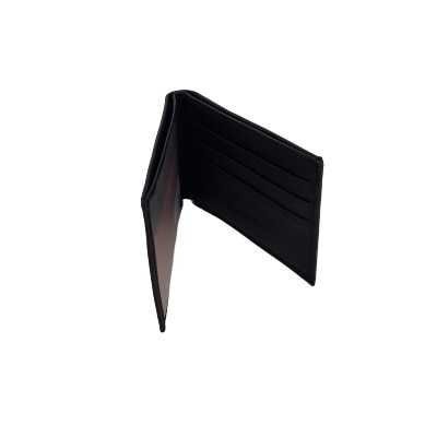 Portofel barbati, IVN, Negru, 100% Piele naturala 11x1.5x9 cm