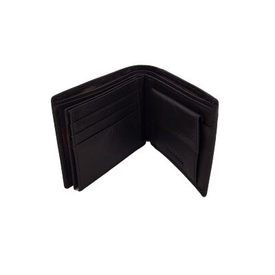 Portofel barbati, IVN, Maro , 100% Piele naturala 12x2.5x10 cm