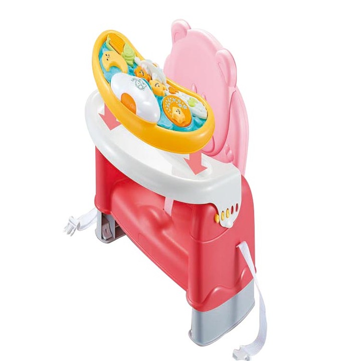 Поставка за маса Bebeking, 3 в 1 Easygo Pink