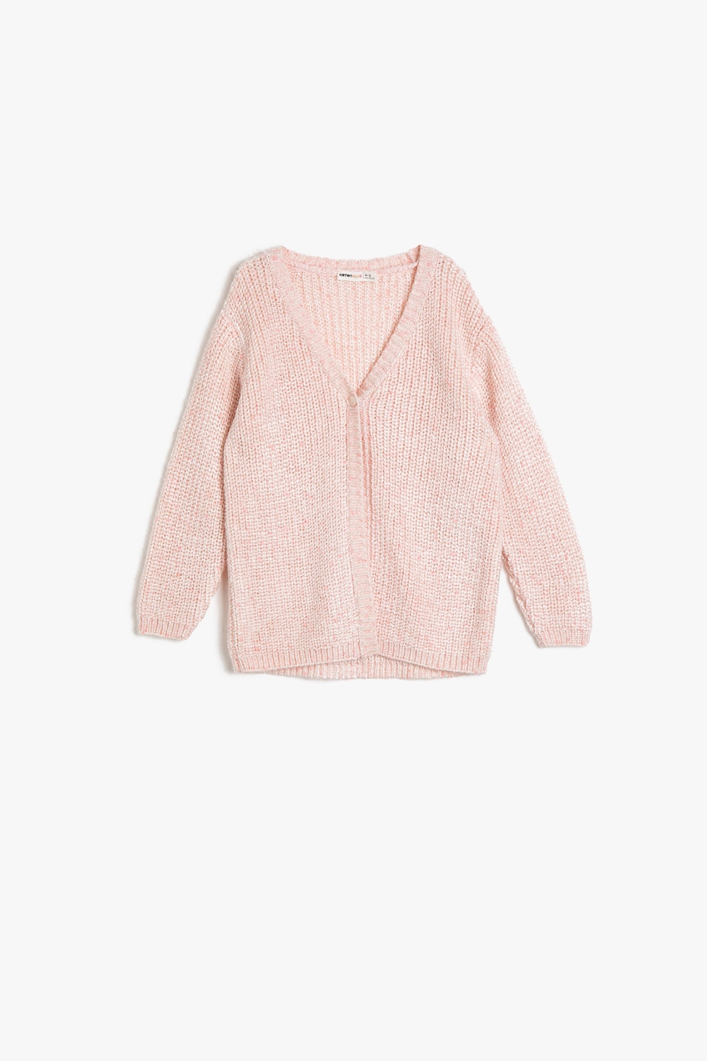KOTON, Cardigan lejer cu maneci cazute, Piersica, 134-140 CM