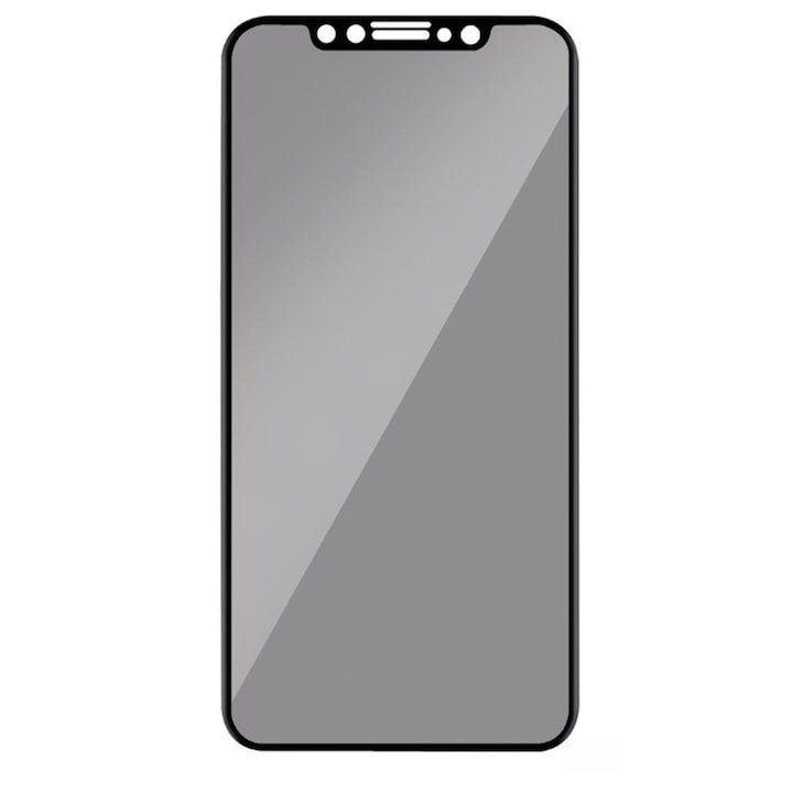 Üvegvédő fólia kompatibilis iPhone 11 Pro készülékkel, adatvédelem, teljes képernyő, teljes fedél