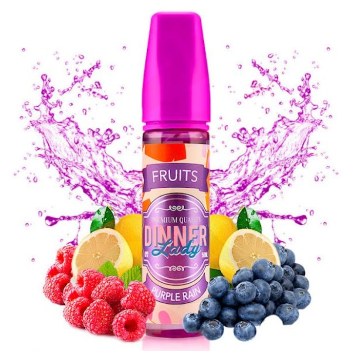 Lichid Tigara Electronica Dinner Lady - Purple Rain, 50ml, 0mg/ml
