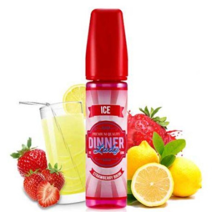 Lichid Tigara Electronica Dinner Lady - Strawberry Bikini, 50ml, 0mg/ml