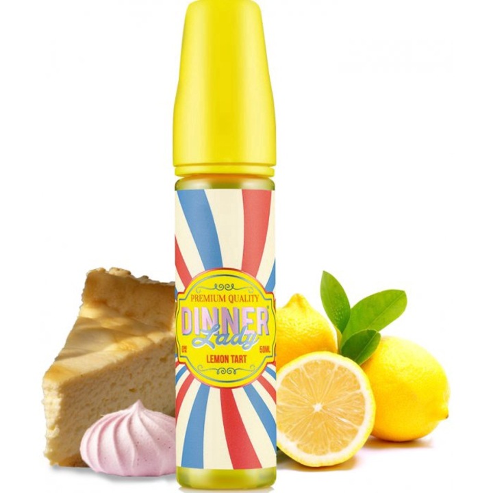 Lichid Tigara Electronica Dinner Lady - Lemon Tart, 50ml, 0mg/ml