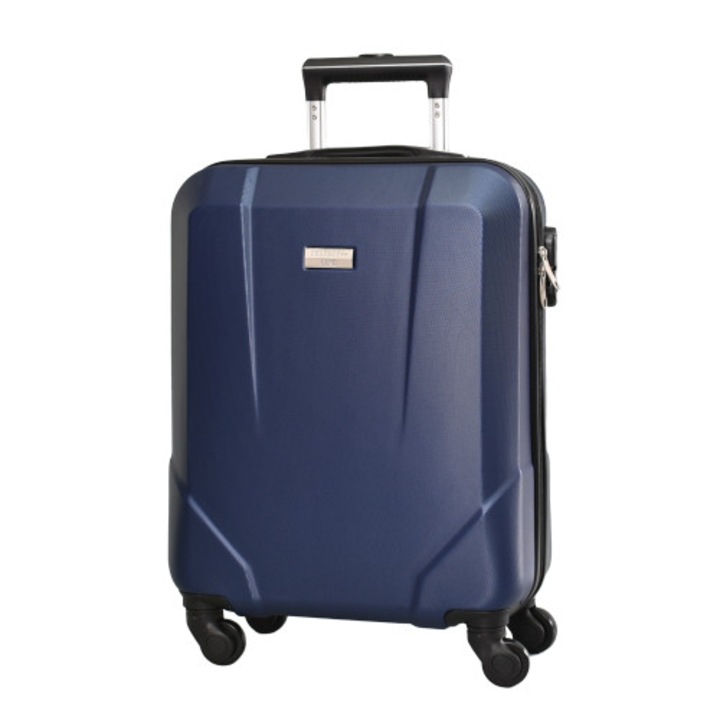 Куфар за ръчен багаж Perfect line ABS 8067, 54/38/20 см, Син