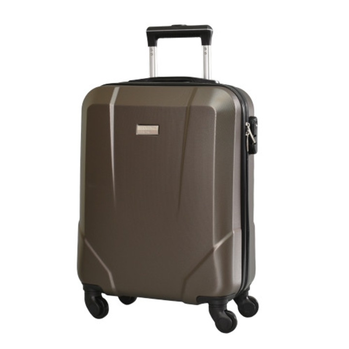 Куфар за ръчен багаж Perfect line ABS 8067, 54/38/20 см, Кафяв