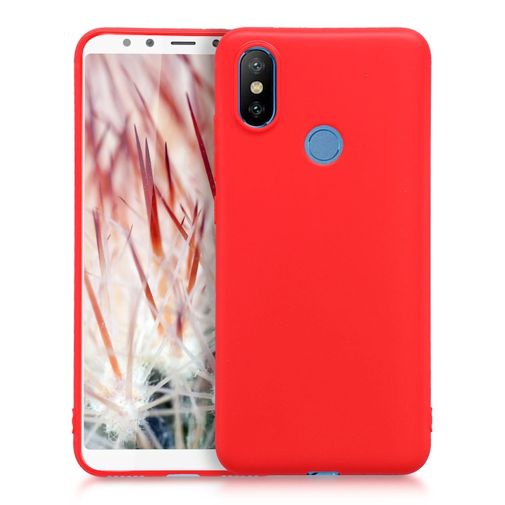 Силиконов гръб Forcell Soft за Huawei P30 LITE,червен,мат