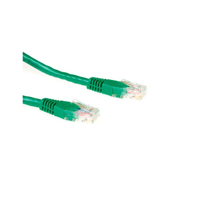 Cablu internet patchcord Ewent UTP CCA, CAT 6, RJ-45 - RJ-45, 10 m, Verde, Bulk